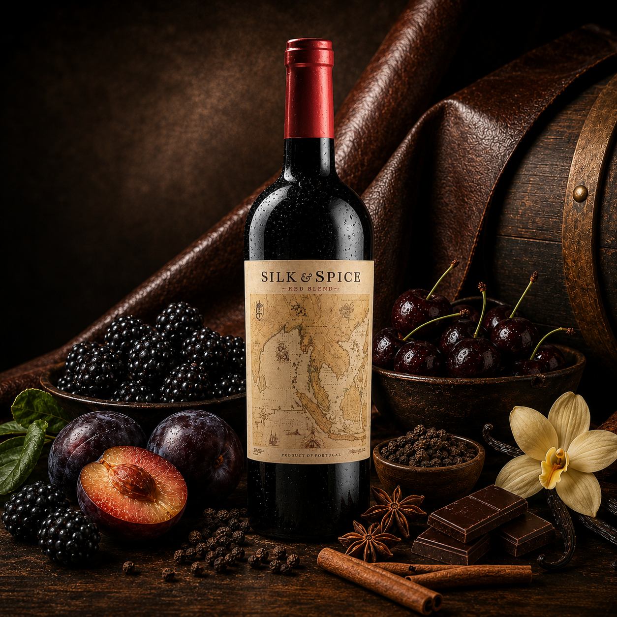索格拉佩酒莊 絲路 SILK & SPICE Red Blend 混釀 2022 葡萄牙 紅葡萄酒 - Image 2