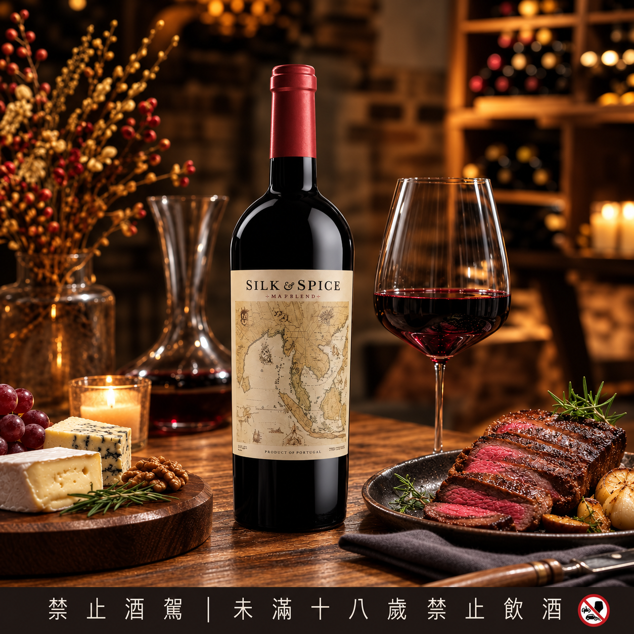 索格拉佩酒莊 絲路 SILK & SPICE Red Blend 混釀 2022 葡萄牙 紅葡萄酒 - Image 3